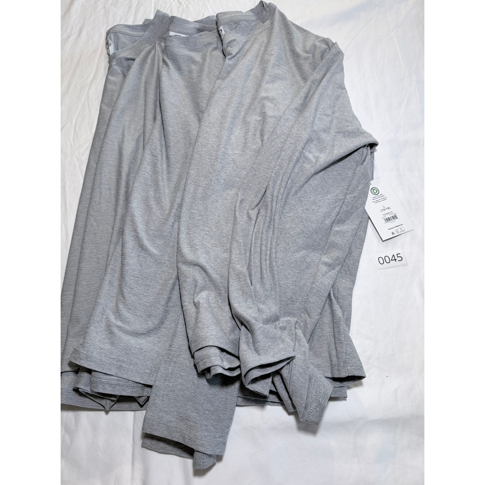 Free Assembly Boys Long Sleeve T-Shirt 3-Pack Grey Heather Size L 12-14 NWT